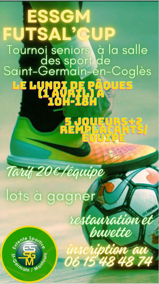affiche tournoi foot salle 01 04 2024