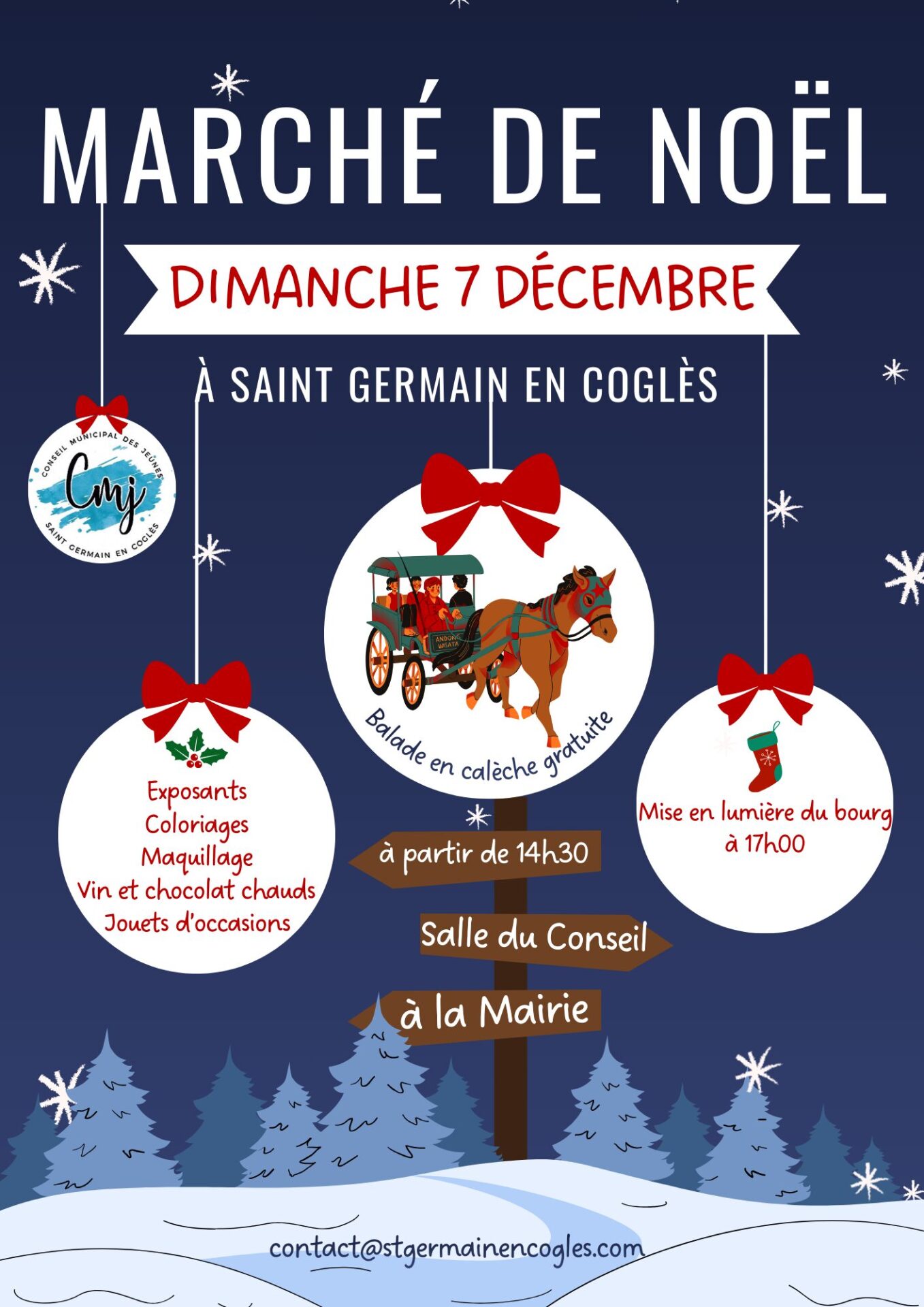 affiche cmj marche de noel 2025