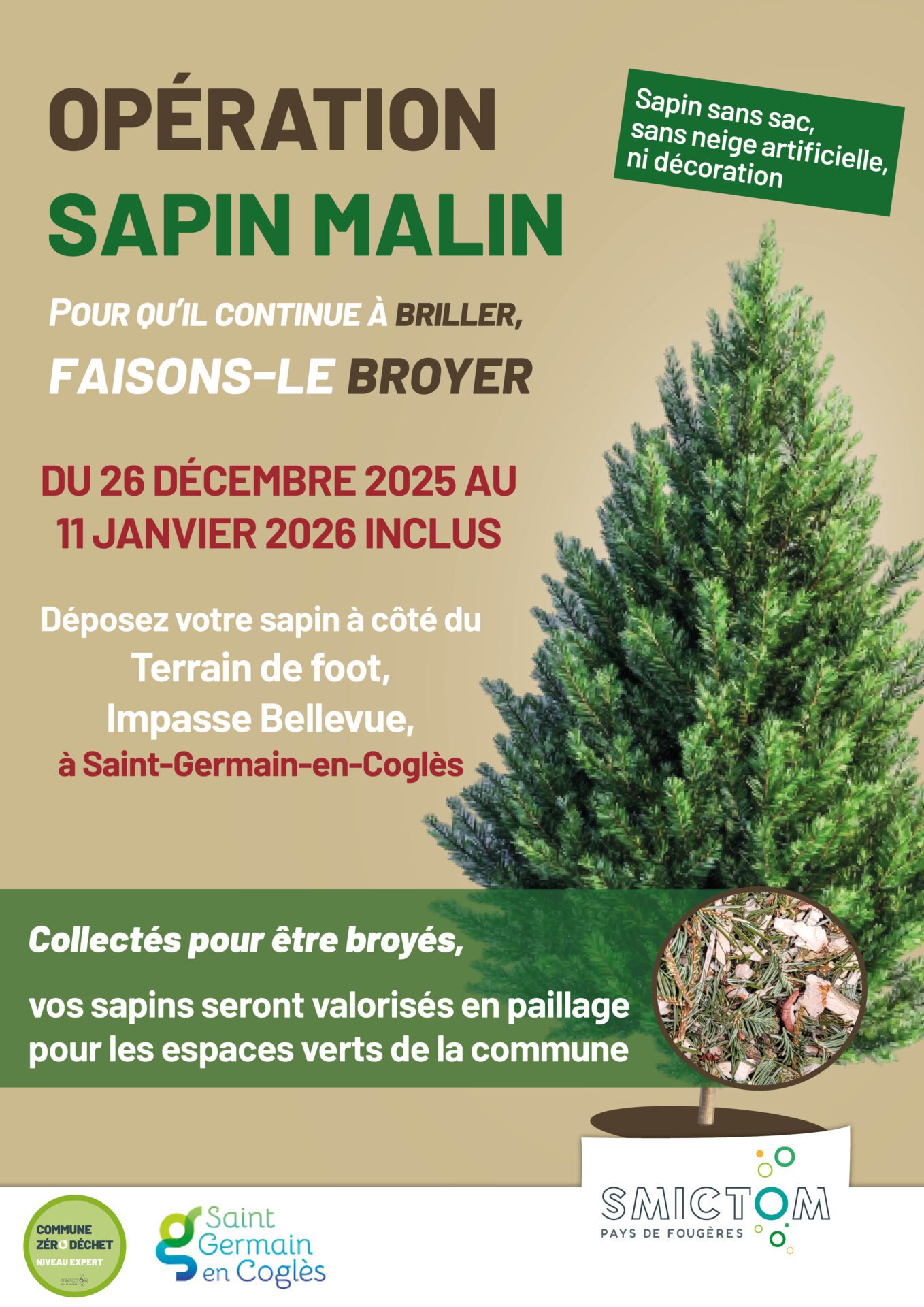 2025 opération sapin malin saint germain en coglès