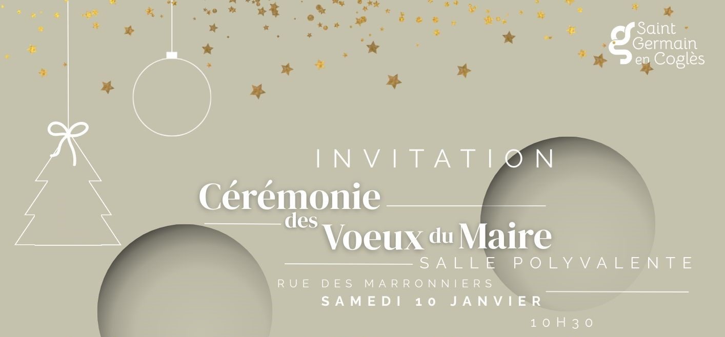 invitation ceremonie des voeux 2026