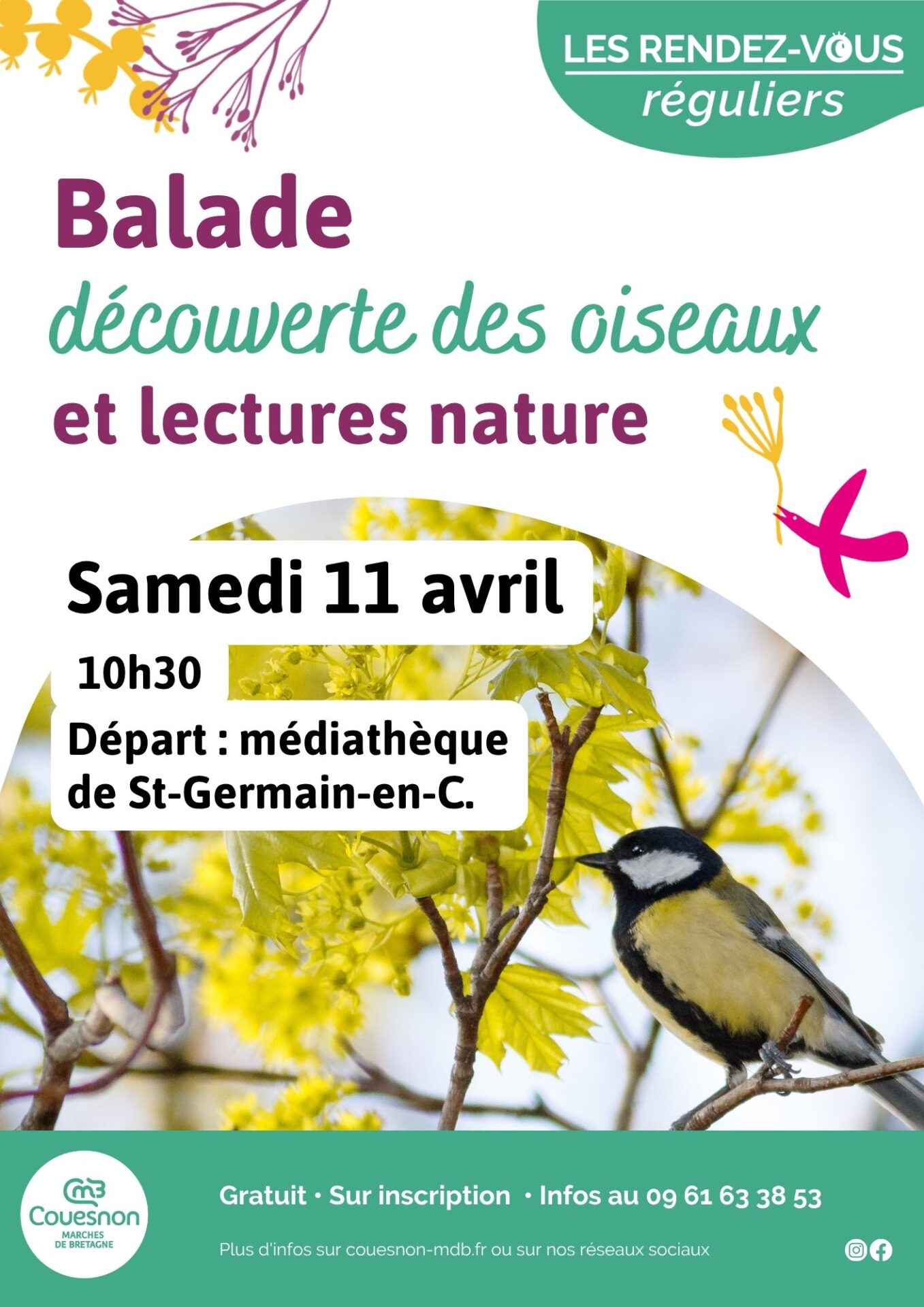 balade lecture oiseaux 11avril2026